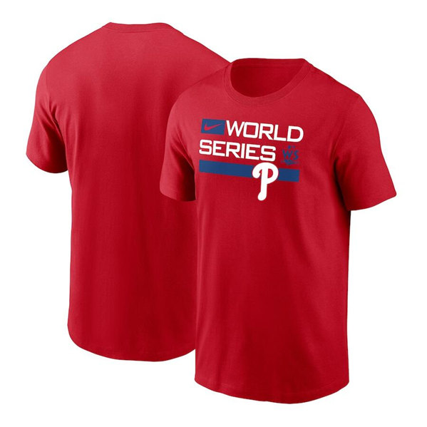 Men's Philadelphia Phillies 2022 Red World Series T-Shirt